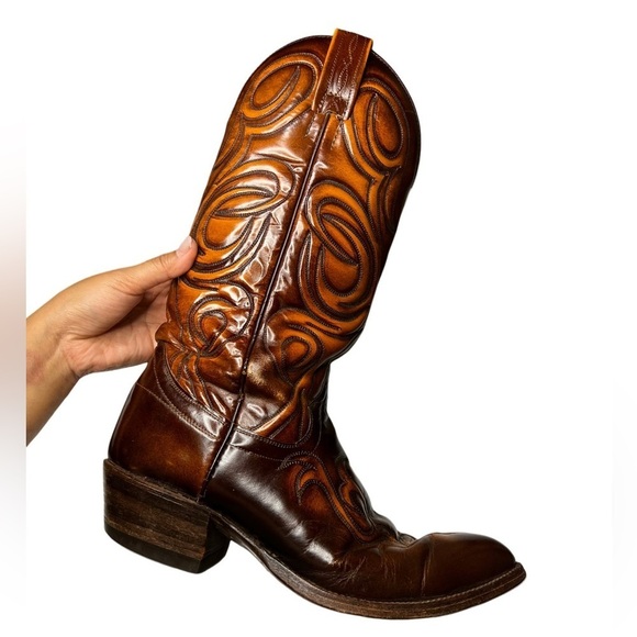 Dan Post Red Brown Boot Reddish Brown Size 8.5 - Picture 3 of 9